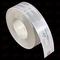 Autocollant réfléchissant de sécurité de qualité diamant, ruban adhésif réfléchissant ECE104R pour camions et véhicules longs