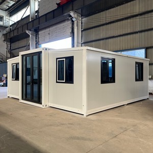 Maison conteneur extensible à double aile, pliable, chambre à coucher, 20 pieds, pliable, luxe, portable, 40 pieds, école, moderne, extensible - Product Image 5