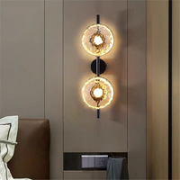 Applique murale LED moderne minimaliste pour l'extérieur Lampe de chevet décorative design pour restaurant hôtel salon
