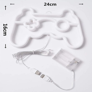 Lámpara LED de neón emisora de luz de doble cara, decoración de dormitorio de habitación de modelado, arreglo romántico, luz nocturna - Product Image 6