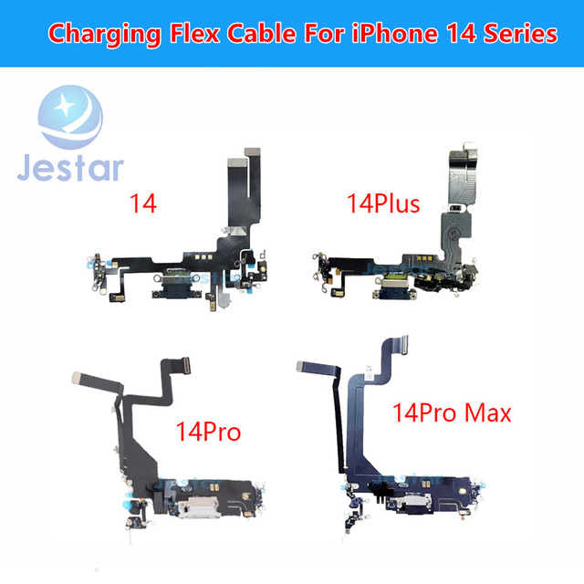 1-3pcs Original Charging Flex Cable for iPhone 6P 6S 6SP 7 8 8P SE2 X XR XS XSM 11 12 13 14 Series USB Dock Connector Ports