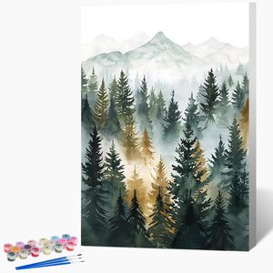 Kit de <span class=keywords><strong>Pintura</strong></span> por Números Personalizado <span class=keywords><strong>con</strong></span> Marco - Set de <span class=keywords><strong>Pintura</strong></span> por Números Personalizado, Kit Completo para Decoración de Paredes del Hogar - Product Image 5
