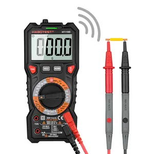 T-RMS Tester Digital Multimeter Ammeter Voltmeter NCV Ohm Manual Range Avometer Professional AC DC 10A 1000V 6000 Counts HT118D