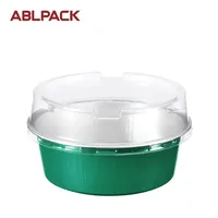 Contenants en aluminium moulé en pulpe, personnalisables avec logo, de qualité alimentaire, compatibles micro-ondes, jetables, capacité 150 ml/5 oz, pour traiteur et événements.