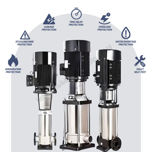 Bomba Centrífuga Vertical Multietapa de Acero Inoxidable CDLF 2HP 3HP 5HP para Suministro de Agua de Grado Alimenticio - Product Image 4