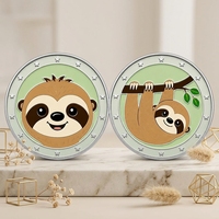 Pièce de collection personnalisée en métal moulé sous pression avec émail, design Feng Shui moderne, finition émail souple double face