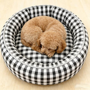 Haustierbett Netz-Rot: Beheiztes, erhöhtes Hundebett für alle Jahreszeiten, universelle Hundehütte, warme Winter-Schlafunterlage, weich, atmungsaktiv, abnehmbar - Product Image 2