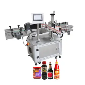 Fabriek Ontwerp Automatische Kleine Ronde Fles Labeling Machine