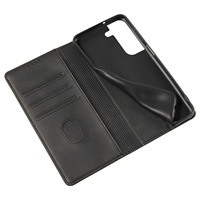 Étui professionnel en cuir PU grain de veau avec support magnétique pour Samsung Galaxy S26 S25 S24 S23 S22 S21 Ultra Note 20 10