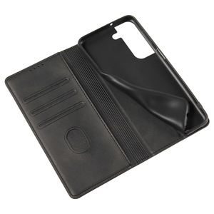 Étui professionnel en cuir PU grain de veau avec support magnétique pour Samsung Galaxy S26 S25 S24 S23 S22 S21 Ultra <span class=keywords><strong>Note</strong></span> 20 10 - Product Image 4