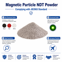 Polvo Magnético Fluorescente HB HR NDT JB3965 Estándar para Inspección de Soldaduras Aeroespaciales, Compuesto para Pruebas de Partículas Magnéticas