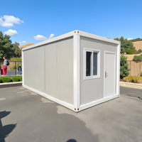 Maison Modulaire Préfabriquée Moderne à Deux Étages, Conteneur Isolé Anti-Ouragan, Mobile, pour Résidence, Chambre, Cuisine, Bureau, Centre Commercial
