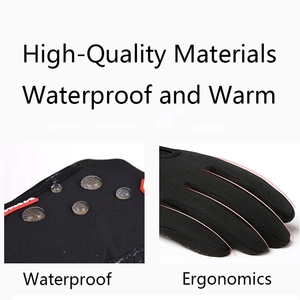 Guantes de Invierno para Hombre y Mujer, con Pantalla Táctil, Cálidos, para Ciclismo, Conducción, Motocicleta, Resistentes al Viento, Antideslizantes - Product Image 5