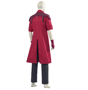 Ecoparty Dante DMC juego Anime Cosplay Demon Devil <span class=keywords><strong>Killer</strong></span> <span class=keywords><strong>Hunter</strong></span> peluca roja gabardina larga vestido hombre traje carnaval fiesta traje - Product Image 4