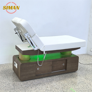 Table de massage <span class=keywords><strong>électrique</strong></span> de luxe Siman à 4 moteurs, <span class=keywords><strong>lit</strong></span> esthétique rapide avec dossier réglable pour salon de cils, spa et clinique - Product Image 5