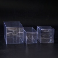 Maßgefertigte Recycelbare Transparente Vinyl-Kristall-PVC-PET-Verpackungsbox Klare Plastik-PVC-Display-Seifenverpackung Faltbare Boxen UV