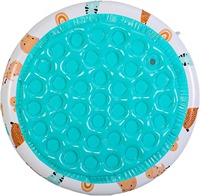 Piscine gonflable ronde pour enfants, base à bulles multicolores, aire de jeux aquatique pour tout-petits, fosse à balles océaniques, été