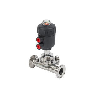 Diafragma Sanitario Neumático Manual de Acero Inoxidable 316L con Abrazadera Tri-Clamp - Product Image 5