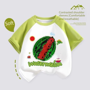 <span class=keywords><strong>T</strong></span>-<span class=keywords><strong>shirt</strong></span> réversible à paillettes pour garçons et filles, en pur coton, à manches courtes, respirant, color-block, nouvelle collection é<span class=keywords><strong>t</strong></span>é - Product Image 2
