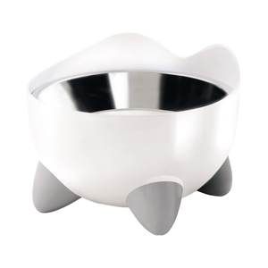 لطبق كاتيت بيكسي داخلي مرتفع وعاء ماء للطعام الصاعد الابيض الابيض الصاعد لتخفيف التعب صب دردشة غاميل صب الدردشة - Product Image 2