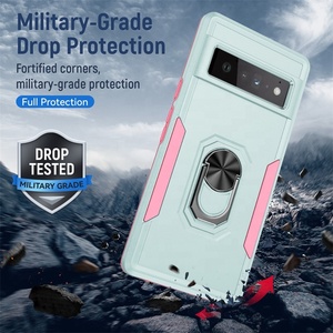 De <span class=keywords><strong>Google</strong></span> para <span class=keywords><strong>Google</strong></span> Pixel caso 6 caso de Metal anillo imán titular del teléfono <span class=keywords><strong>Google</strong></span> Pixel de <span class=keywords><strong>Google</strong></span> 6 Pro - Product Image 5