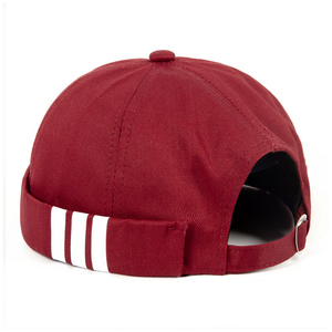 DDA589 الشارع الهيب هوب المالك قلنسوة قبعات البيسبول النساء للتعديل البطيخ الجمجمة قبعة صغيرة الصيف الرجال بحار Brimless قبعات - Product Image 3