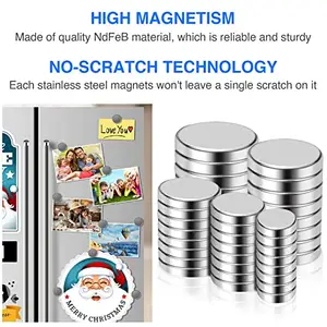 Free Samples N35 N38 N40 N42 N45 N48 N50 N52 Super Strong Round Disc Neodymium Magnet