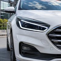 Conjunto de Faros LED BK para Ford Focus 2015-2018, Proyector DRL, Señal de Giro Secuencial, Actualización Plug and Play