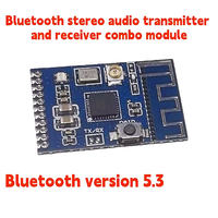 Module émetteur-récepteur audio stéréo GFSK 5V 5.1, carte émetteur audio GFSK, module émetteur-récepteur sans fil DIY pour haut-parleurs et écouteurs KCX_BT_EMITTER