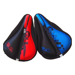 ZDG – housse de selle de vélo colorée, rouge, bleu, logo G, housse de siège arrière confortable pour vélo de montagne, cyclisme, unisexe, adultes - Product Image 2
