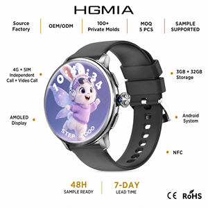 Montre connectée pour femme H88 4G Android, écran AMOLED 49 mm, stockage 3 Go + 32 Go, NFC, carte SIM, appel vidéo, étanche IP68, alliage, SDK - Product Image 1