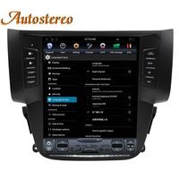 Tesla estilo Android 9,0 SIM 4G coche navegación GPS para Nissan Sentra 2012-2019 cabeza estéreo unidad reproductor Multimedia Auto Radio DSP