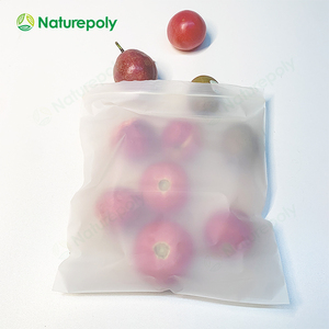 Wholesale Custom Logo Biodegradable Zipper Packaging Bags Zip Lock Bags Compostable Reusable Ziplock Bag