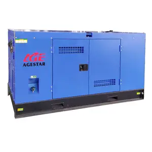 Snel Schip Gevulde 40kw 42 Kva 45kw 55kva 63kva 85kw Stille Ricardo Diesel Generator Geluiddempers Power Plant