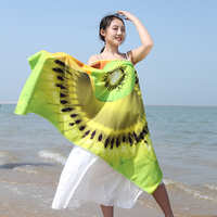 Custom Microfiber Beach Towel on Beach for Company Promotion Quick Dry Sand Free Beach Towels