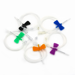 Aparato de Transfusión de Sangre Desechable con Aguja Mariposa, Set de Infusión para Vena del Cuero Cabelludo en Varios Tamaños 22g 23g 24g 25g, Cuidado Veterinario - Product Image 2
