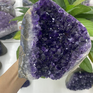 Cristal de Cuarzo Amatista Natural en Forma de Racimo, Hermosa Geoda de Amatista para Decoración del Hogar y Sala de Estar, Venta al Por Mayor - Product Image 5