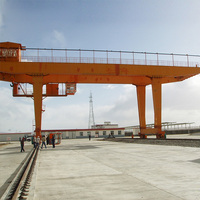 Grue portique sur rail de type RMG 30T pour la logistique des conteneurs en entrepôt