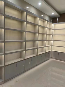 Muebles comerciales de estilo moderno-Estante de supermercado <span class=keywords><strong>para</strong></span> venta al por mayor Estante de panel de madera <span class=keywords><strong>para</strong></span> Centro Comercial Hotel Home Bar - Product Image 6