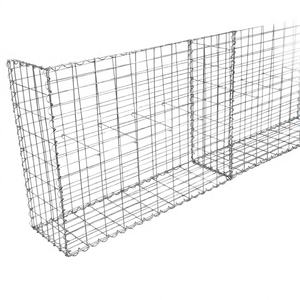 Paniers Gabion MonsterShop en Acier Galvanisé, Cages à Trous Carrés, Treillis Métallique, Murs de Soutènement Spirales Extérieurs, Jardinières - Product Image 1
