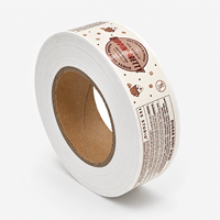 Etiqueta Adhesiva Personalizada para Alimentos Enlatados, Panadería, Cosméticos, Plástico, Velas, Frascos de Vidrio, Rollo de Etiquetas con Logotipo Personalizado