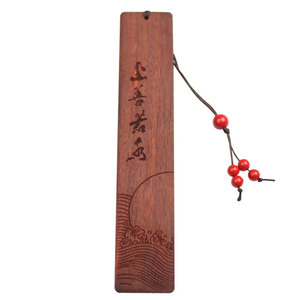 Sandalwood <b>Bookmarks</b> Red Wood Engraved Chinese Style Office Gift Reusable - Product Image 5