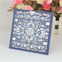 Carte d'invitation de mariage ou de Bar Mitzvah personnalisée de style juif avec texte hébreu découpé au laser en papier métallisé/perle/paillettes, taille personnalisée disponible