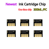 Chip de Cartucho de Tinta 745 745XL de 300 ml para Impresora HP Designjet Z2600 Z5600 (6 Colores 300 ml) para Cartucho de Tinta HP745 745XL