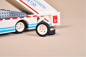 Fashionable New Boarding Stair Car ABS <b>Plastic</b> Creative Building <b>Block</b> Figurine Toy for Ages - Product Image 5