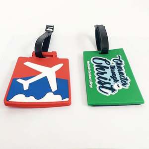 Etiqueta de Equipaje de Silicona de PVC Suave Personalizada con Logotipo, Impermeable, para Viajes, 2022OEM - Product Image 2