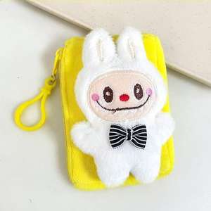 Personalizado al por mayor Gran oferta lindo novedad monedero felpa llavero cartera muñeca bolso llavero tarjetero cartera Mini monedero - Product Image 4