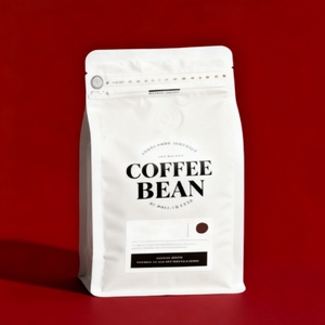 Bolsa de Embalaje de Papel de Aluminio Reciclable Impresa Personalizada para Granos de Café, 250g 500g 1kg 12oz, Fondo Plano con Válvula y Cierre - Product Image 5