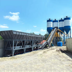 Produsen Profesional Pabrik Pengaduk Beton MHZS 60/90/120/180 Pabrik Beton Modular Tanpa Pondasi Harga - Product Image 2