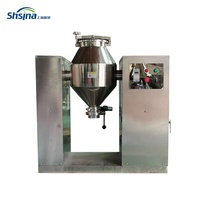 Petit mélangeur de poudre en acier inoxydable, mélangeur de granulés de poudre sèche, mini machine de mélange en forme de V pour le traitement d'échantillons cosmétiques et alimentaires